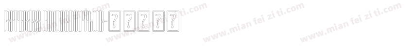 Fatbrass RoundedOutline字体转换